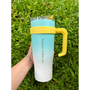 Tumbler Stainless Steel Coffee Cup Botol 304 Mug Tahan Panas Dingin kecil portable BPA FREE 1200ml 1.2 Liter Tumblr Botol Minum