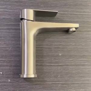 AU Foreign Trade 304 Stainless steel washbasin faucet bathroom sink faucet dual-use for hot and cold water