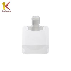 Satu Keluarga Travel Pouch Botol Refill Transparan Fliptop C1025 Botol Sabun Shampoo Cair Isi Ulang