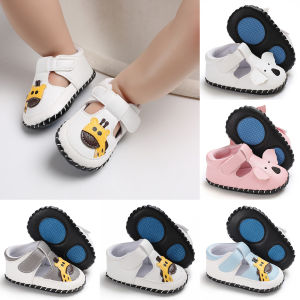 Baby Boy Girl Soft Soled Non-slip Footwear Crib Baby Shoes Newborn Cartoon Bottom Toddler Prewalker 0-18 Months