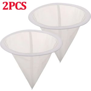 4PCS Honey Filter Mesh Bags Funnel-shaped Nylon Filter Bags Honey Sieve Kitchen Food Reusable Nylon Filter Bags Honey Strainer