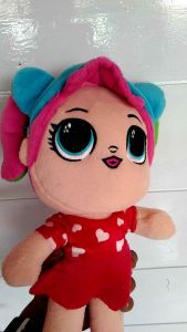 BONEKA LOL UNICORN SUPRISE CANTIK 28 CM MERAH PINK