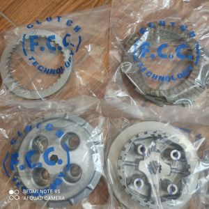 Bộ nồi ly hợp 4 món gồm lá bố lá sắt đế nhôm mặt ép dành cho xe Exciter 135 và Exciter 150 hàng FCC độ bền cao