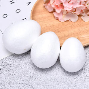 Ginca 10pcs Easter Eggs Foam Ball Handmade DIY Craft Party Decorations