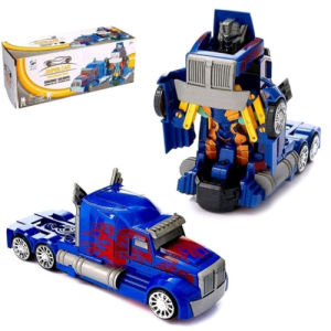 Promo mainan mobil-mobilan cars deformation machine bisa berubah jadi robot pakai lampu dan ada suaranya - Lls89