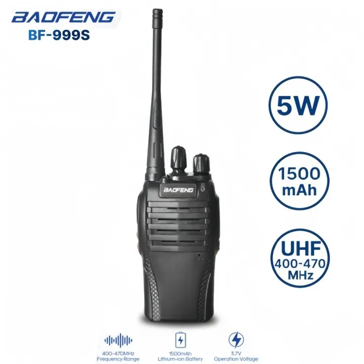 BAOFENG BF-999S UHF 3W Walkie Talkie