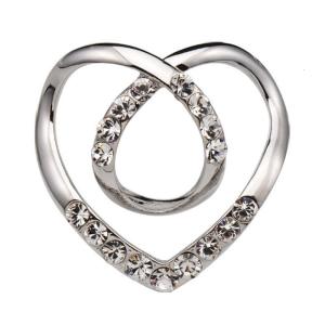 Rhinestone Scarf Waist Buckle Tie Silk Rings Clip T-shirt Clothes Corner Knotted Button for Women Decorative Accessories