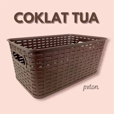 PXTON - Keranjang Serbaguna / Organizer Box / storage box / rak kosmetik / box / tempat mainan / tempat mainan anak / / KOTAK MAKEUP / KOTAK MAKEUP MINI / BOX MAKEUP / BEAUTY CASE / Rak kosmetik / TEMPAT KOSMETIK