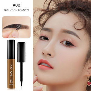 3 Colors Liquid Peel Henna Eyebrow Gel Waterproof Long Lasting Eyebrow Tint Tattoo Semi-Permanent Shattering Eyebrow Dye Cosmetic Makeup