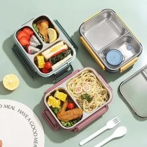850ml Portable Lunch Boxes for Children Adults Thermo Soup Bento Stainless Steel Insulated Heating Food Storage Container2026