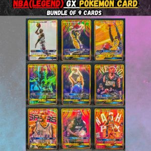 NBA (Legend) x Pokemon GX Cards (Bundle of 9 Cards)