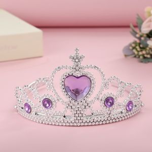 Girls Princess Crown Headwear Hair Ornament  Fashion Plastic Hair Accessories Photo Prop