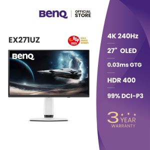 BenQ EX271UZ 27" 4K 240Hz OLED 0.03ms GTG VESA HDR400 MOBIUZ Gaming Monitor