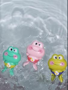 Baby Water Play Toy Clockwork Frog Swimming Turtle Bathing Swimming Summer Bathroom Childrens Water Play Toy