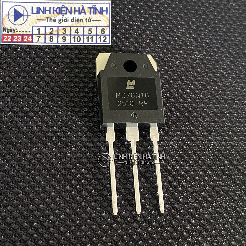 Mosfet N-Channel FQA70N10 70N10 100V 70A TO-3P tháo máy-AF16