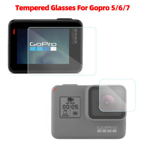 Tempered Glasses Screen Protector Cover Case for gopro hero 7/6/5 black Lens Protection Protective Film Accessories