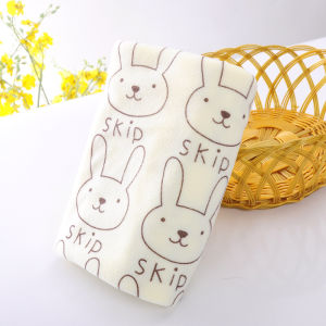 ผ้าขนหนูไมโครไฟเบอร์ ผ้าเช็ดตัวหมี ไม่จางหาย การดูดซึมน้ำที่แข็งแกร่ง ขนาด 140x70 ซม MJ17