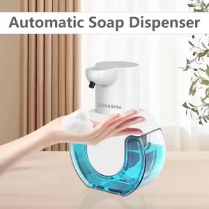 420ML P10 Large Capacity Light Display Desktop Or Wall-Mounted Waterproof USB Rechargeable Automatic Smart Sensor Soap Dispenser2026