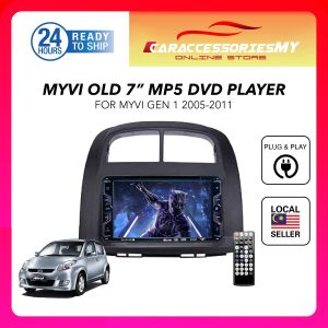 MYVI old 1st gen player with casing dvd mp5 Bluetooth USB SD Radio Mirrorlink 2005 to 2011