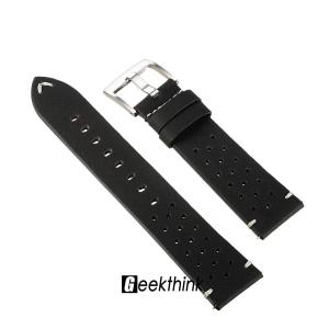 GEEKTHINK Univeesal 20มม. 22มม. สายหนังระบายอากาศสำหรับนาฬิกา Samsung Galaxy Watch 7 6 5 4 44มม. 40มม. สำหรับ Redmi Watch 3/5 Active Lite สำหรับนาฬิกา Huawei GT5/4/3 46มม. สำหรับ Mibro