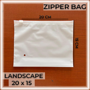 Zipper Lock / Zipper Bag / Plastik Ziplock Baju Travel Doff / Bening (50 Pcs)