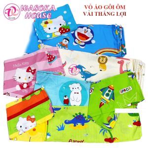 Vỏ gối ôm cho bé cotton Thắng Lợi mềm mát nhiều họa tiết hoạt hình thân thiện gần gũi