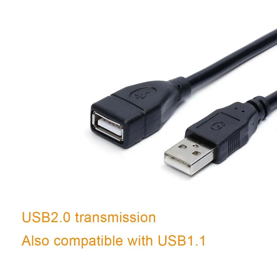 SuperSpeed USB 3.0 Male Female Data Cable Extension Cord For Laptop PC  Camera