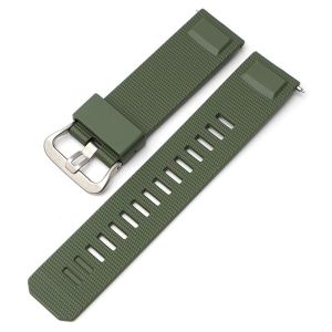 Zhangeer 23mm Quick Release Silicone Rubber Watchband Strap For Casio PROTREK PRW-6900 PRW-6800/3400 Waterproof Sport Replacement Band Stainless Steel Pin Buckle Watch Accessories with Tool