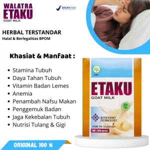 Obat Untuk Stamina Tubuh Capek Penambah Daya Tahan Tubuh Vitamin Badan Lemes Anemia Penambah Nafsu Makan Penggemuk Badan - Walatra Etaku Susu Kambing Murni