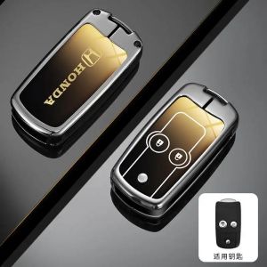 Zinc Alloy Car Remote Key Case Key HolderShell For Honda CRV CR-V 2012 2013 HRV Jazz Accord Pilot Acura Spirior