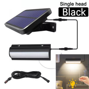 【Ready Stock】Vimite LED Solar Light Outdoor Waterproof Indoor Automatic Warm/ White Wall Lamp Balcony Garden Lights with 3M Cable for House Yard Fence Corridor Street Hallways Room Wall Decoration Lighting