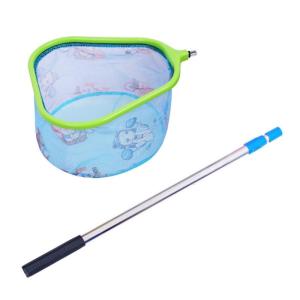 Foldable Fish Landing Net Kids Children Fishing Net 120cm Telescopic Stainless Rod Handle Fishing