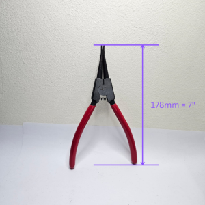 Sg Seller - Jetech External Straight Snap Ring Plier SR-7B. Length is 7" (178mm) Ready stock in Sg