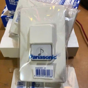 Chuông điện Panasonic gồm Nút nhấn EGG331 và chuông EBG888 dùng điện 220V Hàng chính hãng