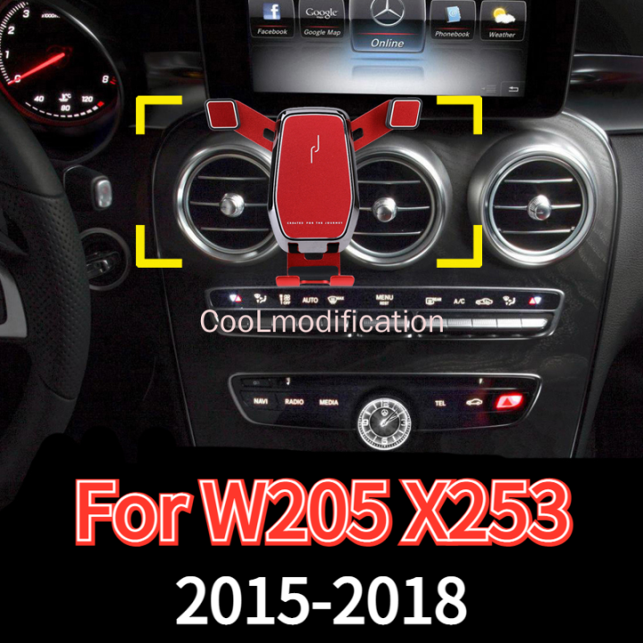 100%-original】 Car phone holder for Mercedes W205 GLC COUPE S205