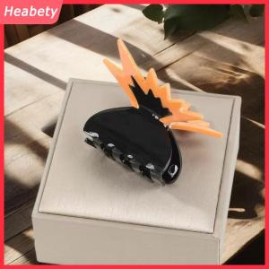Heabety Hàn Quốc Acrylic Nối Bướm Tóc Lấy Cho Cô Gái Tóc Claw Thanh Lịch Tương Phản Màu Sắc Tóc Clip Phụ Nữ Tóc Phụ Kiện