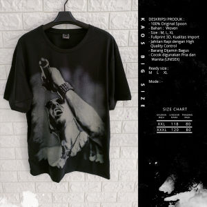 KAOS JUMBO OBLONG PRIA/WANITA/MOTIF HITAM SINGER