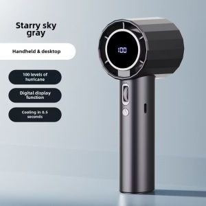 CROWMSTAR Rechargeable Mini Fan Leafless Portable desk Electric Fan Handheld fan desktop fan