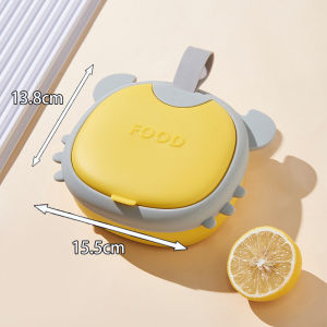 Baby food portable feeding set 7pcs with Food scissors and Utensils large capacity multi-functional layered feeding bowl