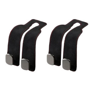 KEBETEME 3PCS 2-in-1 Car Hook For Car Rear Seat Back Hooks Headrest Hanger Clip Universal Double Hooks Holder Storage Car Interior Decoration Supplies