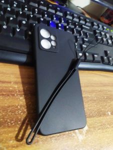 Case Redmi Note 12 Pro 5G Maple Daun Plating List Gold Free Tali Lanyard Silikon Soft Casing Handphone