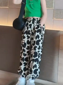 KYII Girl pants summer Casual Korean Long Pant ky22193