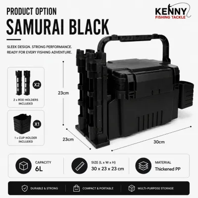 Fishing Box Mancing Set Fishing Tackle Box Pancing Murah Fishing Storage Box large Pole Cup Holder Kotak Pancing