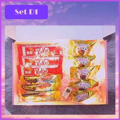 Kotak Hadiah Kejutan Mini Coklat (Coklat Set Hadiah Untuk Kawan/Keluarga/Kekasih/Adik-beradik/Perayaan) 🔥 Mini Surprise Gift Box for Chocolate Lover Chocolate Set Friend/Siblings/Family Celebration