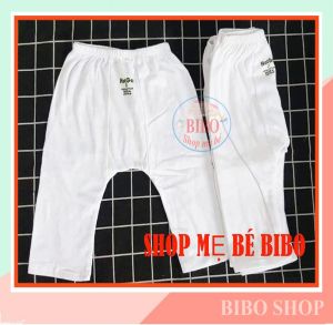 Combo 5 Quần dài cho bé sơ sinh MÀU TRẮNG loại mặc bỉmchất cotton rất mềm và mát _HotGa