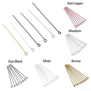 St.kunkka 50ชิ้น/ล็อตเข็มหมุดบอลโลหะทองคำ0.5มม. 16-50มม. สำหรับการค้นหาเครื่องประดับสร้อยคอ DIY สร้อยข้อมือเข็มหมุด