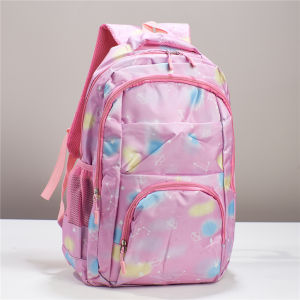 [BISA COD] 2442 tas ransel anak sekolah fashion tas backpack wanita terkiniian motif warna warni 6024