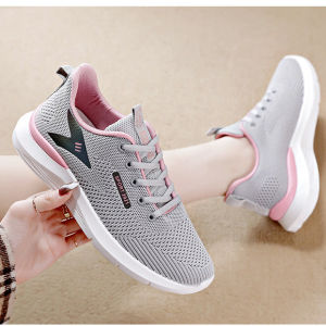 วิ่ง วิ่ง ผู้หญิง กันลื่น ระบายอากาศ เฟชั่น เป็นทรงดี รองเท้า รองเท้าผ้าใบผญ รองเท้าผู้หญิง