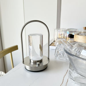 LED Table Lamp USB Rechargeable Touch Switch 3 Levels Dimmable Desk Lights Bar Club Dinner Creative Decorative Ambient Lighting