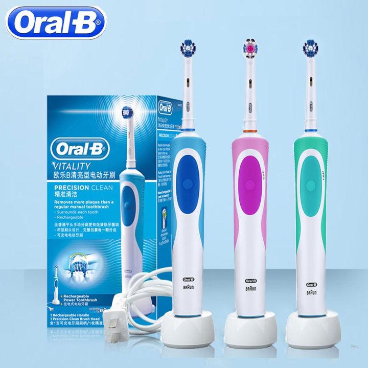 OralB Electric Toothbrush Oral Care Tool Induction Charging Toothbrush Head Rotating Deep